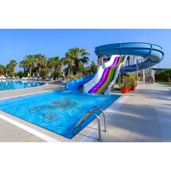 Toboggan aquatique - Conception et fabrication - Jeux ludiques pour piscine