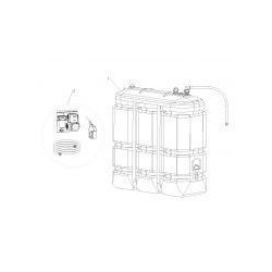 141283 - Cuves à carburants Renson - 1500L - PEHD double parois - Débit 50L/min