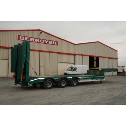 Remorque porte-engins CASTERA - Référence 6391 - Semi-remorques porte-engins 54T - 3 essieux