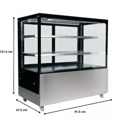 Vitrine d'exposition - 915 mm, 1215 mm, 1515 mm - jusqu'à 470 litres - Réf : VP900