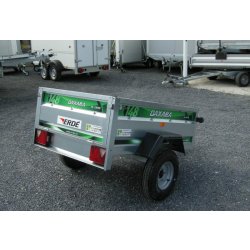 Remorque sans frein DAXARA 148 - 1 essieu, 600 kg, fabrication française - bricolage, petits transports et vacances