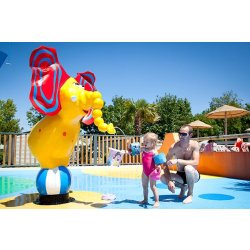 Pataugeoire : figurines arroseuses pour petite enfance - Clown, Coccinelle, Éléphant, Tortue - marque Aquadrolics