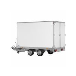 PM1720 - Remorque fourgon en bois Saris - 2000 kg - Double essieu - Freinée - 330x170 cm