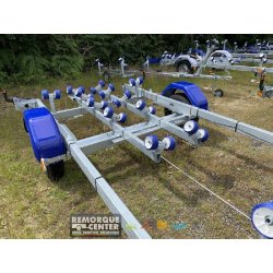 Porte bateau multi-rouleaux GALAXY - GS12 / G820 - PTAC : 1200Kg - 1 essieu - Sun Way