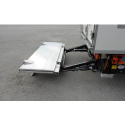 Z SZD 75/100 - Hayon élévateur Hiab Zepro - Capacité 750 à 1000 kg - Plateforme repliable double