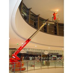 Nacelle araignée LEO12T - Agile, sans pollution, idéale pour la maintenance des bâtiments, 12m hauteur de travail