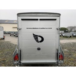 Remorque fourgon en polyester composite DEBON Non-Freinée - C255 V2 - PTAC : 500 ou 750 Kg - 255x125xH155 cm - Référence C255 Sans Frein