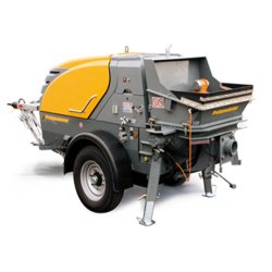 Pompe à béton Putzmeister P 718 - débit max. 18 m3/h, pression max. 70 bar, moteur Diesel Deutz 34,5 kW