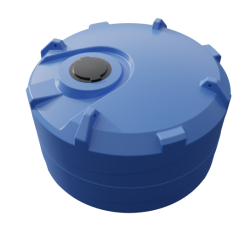 Cuve de stockage d'eau 2000L - AQUA 2000 - 2075L avec vanne DN40 et vidange montée