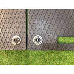 Plaque de roulage économique et antidérapante - 1500x1000 mm - 10 T de charge admissible - Ecomats