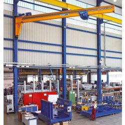 Potence murale VW - ABUS Levage - Capacité 5 tonnes - Portée 10m - Angle 180°
