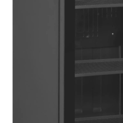 Vitrine réfrigérée noire scu1425 frameless TEFCOLD