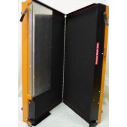 Kit plateforme XXL - 1 marche 18 cm - Rampe pliable 183 cm - Fibre de verre renforcée