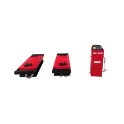 Pont à ciseaux double 4000kg modèle encastré 220V - OreikO HYDCJ4000