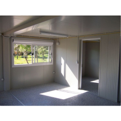 Bungalow de chantier / modulaire / bureau /  parois en panneau sandwich / isolé