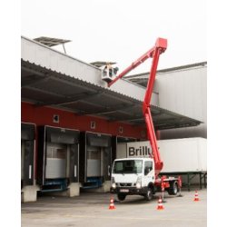 Camion nacelle Ecoline RS 240 - Ruthmann - Hauteur de travail 23,60 m - 2017 - Télescope articulé