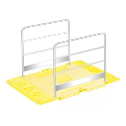Passerelle piétons en PEHD - Référence P18BL1400000 - Barrière de chantier