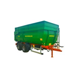 R 120 TAHK Benne agricole à tandem monocoque - Romsan - capacité de 12 000 kg