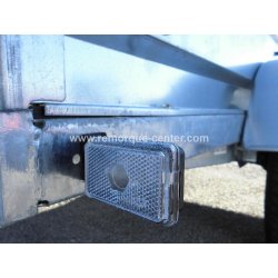 Remorque bagagère Lider BAG 233 - 2 essieux - PTAC : 500Kg - 233 x 132 cm - Référence 39330_FLORENCE_BAG233/2E