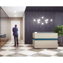 Banque d'accueil prête à installer - Gamme ATLAS