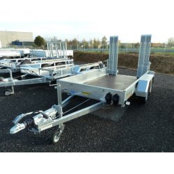 Remorque porte engin humbaur 3,5t, 3m - 2 essieux