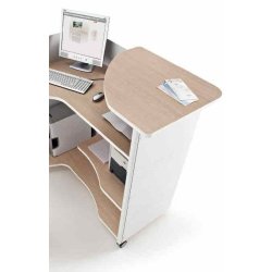 Comptoir mobile satellite, accueil assis ou debout