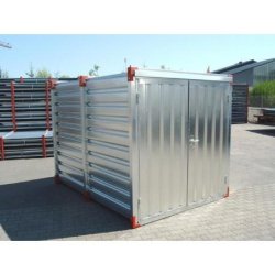 CONTAINER CHANTIER - CONTENEUR DE STOCKAGE 2,2M BUNGALOW GALVANISÉ DÉMONTABLE