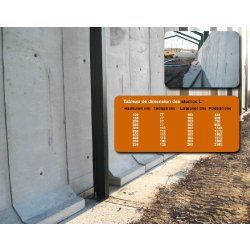 T-béton - Éléments préfabriqués pour stockage de maïs et matériaux divers en béton armé
