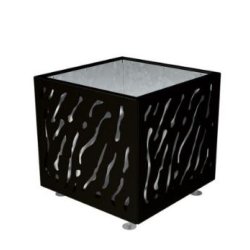 Bac à palmier en tôle d'acier galvanisé découpé - VENISE - 3 dimensions disponibles - Châssis en tube d'acier galvanisé