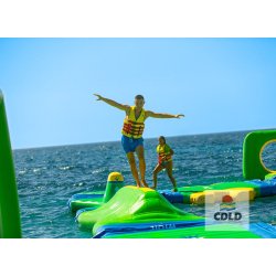 Nouveauté - Module Balance Bar L Wibit - parcours aqualudique gonflable de 3,60 m