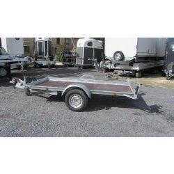 Remorque plateau basculant tous usages - Lider 40380 - 1 essieu 1100 kg - acier galvanisé - PTC 1000 kg