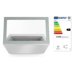 Vitrine de table réfrigérée 8xGN1/6 négative 77L HENDI