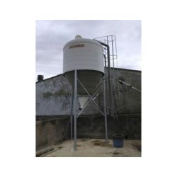 Silo d'aliment d'élevage à cône axial sortie Ø700 - Capacité 5.5 à 50m3 -  Ø2325 à Ø3000 - Silo Gâtine 700