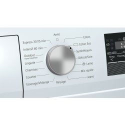 Lave-linge professionnel WS12L260FF iQ500 - BSH Électroménager - 1200 trs/min avec VarioSpeed, Slimline 45 cm