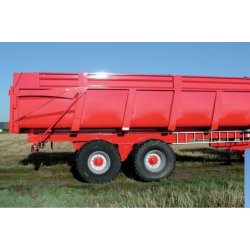 Remorque agricole semi-élévatrice B180BV - Delaplace - Charge 18 tonnes - Sécurité flèche & béquille hydraulique