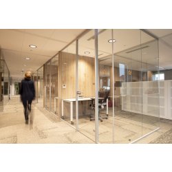 Cloisons amovibles vitrées toute hauteur sur mesure - ABSICES