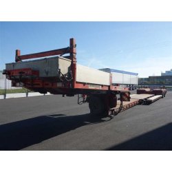 Remorque porte-engins Faymonville - Référence 6395 - Extra surbaissée extensible jusqu'à 10m - 2 essieux SAF directionnels - PTC 39T