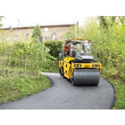Bw 154 ap-4v am rouleau tandem vibrant à pivot - bomag - poids 7300 kg.