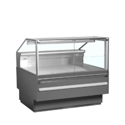 Vitrine réfrigérée SOCB12582A - idéale pour plats préparés et fromages - éclairage LED et façade ouvrante
