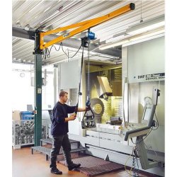 Potence murale LW - Abus Levage - capacité 1 tonne - portée 7m - rotation 180°