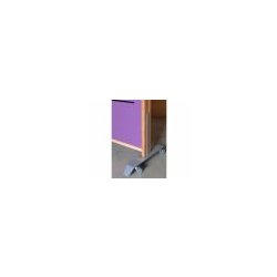 Decor 2 - Cloisons amovibles ajourées - montant hêtre - panneau MDF perforé tous coloris RAL