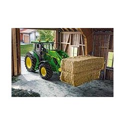 6115RC Tracteur agricole - John Deere - 115 ch nominal + 10 ch surpuissance - moteur 4,5L avec 4 cylindres