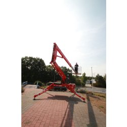 Nacelle araignée polyvalente, légère et compacte avec panier amovible - LEO13GT - Hauteur de travail 12,75 m - Déport 6,05 m - Capacité 200 kg