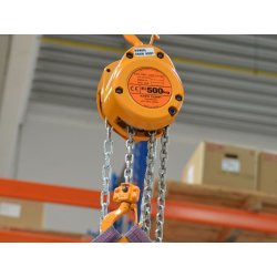 Palan manuel à chaîne CF - KITO - 500 à 3000 kg - Carter en aluminium résistant