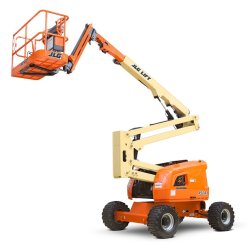 Nacelle articulée diesel JLG - Hauteur de travail 12,33 à 48,15 m - 7 roues motrices et essieu oscillant
