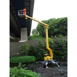 Nacelle araignée PUMA 42GTX - Hauteur 42m - 300kg/400kg - Automotrice et tout-terrain