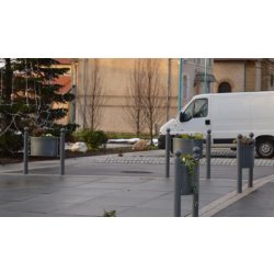 Panier à fleurir Classico - idéal pour potelets standards - jardinière 30L avec réserve d'eau 10L
