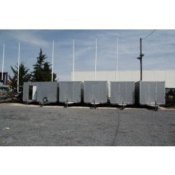 Remorque fourgon Humbaur 5229 - fermée 2 essieux roues dessous - 20,1 m3 - PTAC 3500 kg