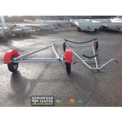 Remorque et chariot de mise à l'eau pour dériveurs - PTAC 350 Kg - Référence D185+C - Mecanorem