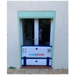 Dispositif anti-inondation gonflable pour portes de garage et entrées - Flowstop FS - Small